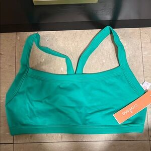Colsie Green Racerback Sports Bra